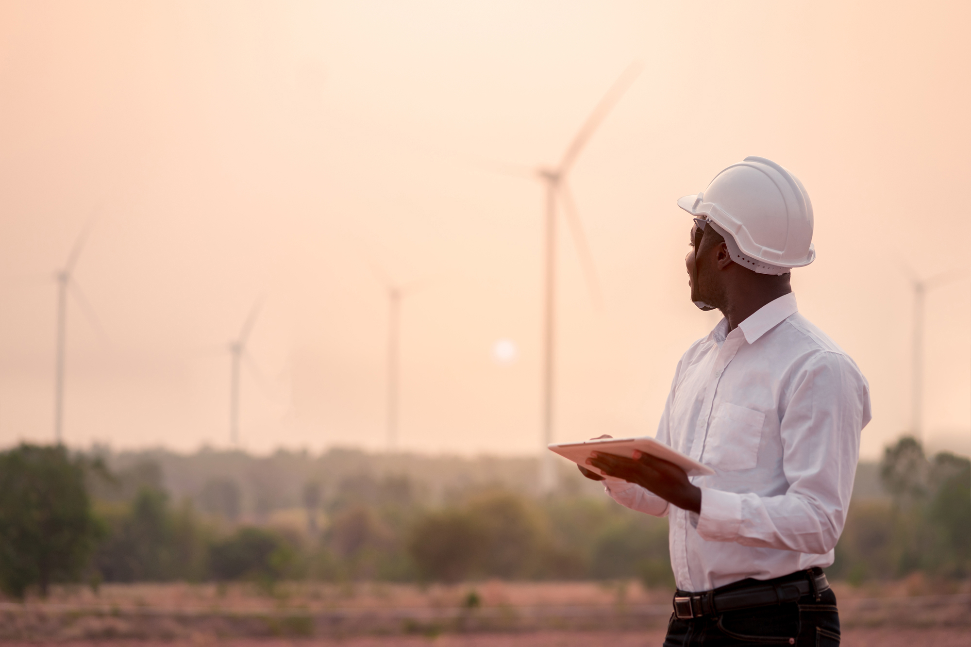 Engineer Klimaat Met Tablet